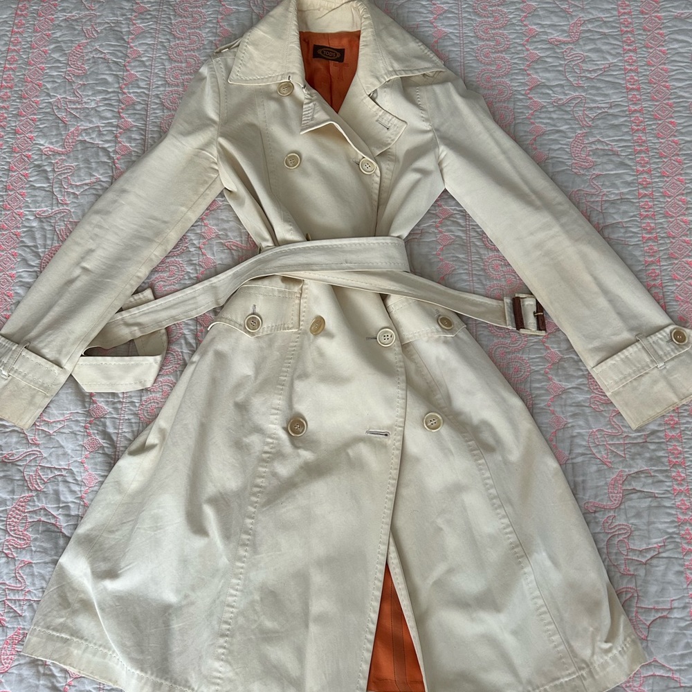 TOD’s Cotton Trench Coat